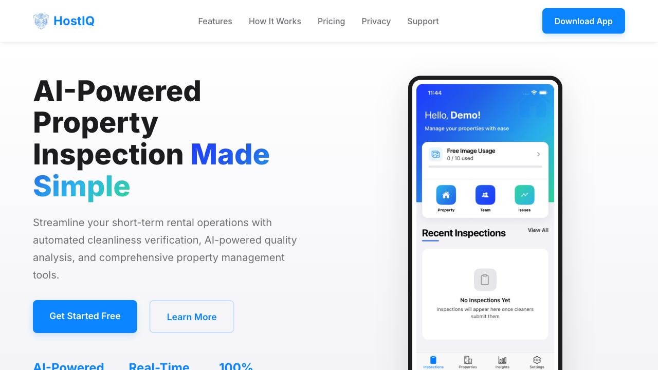 HostIQ website hero